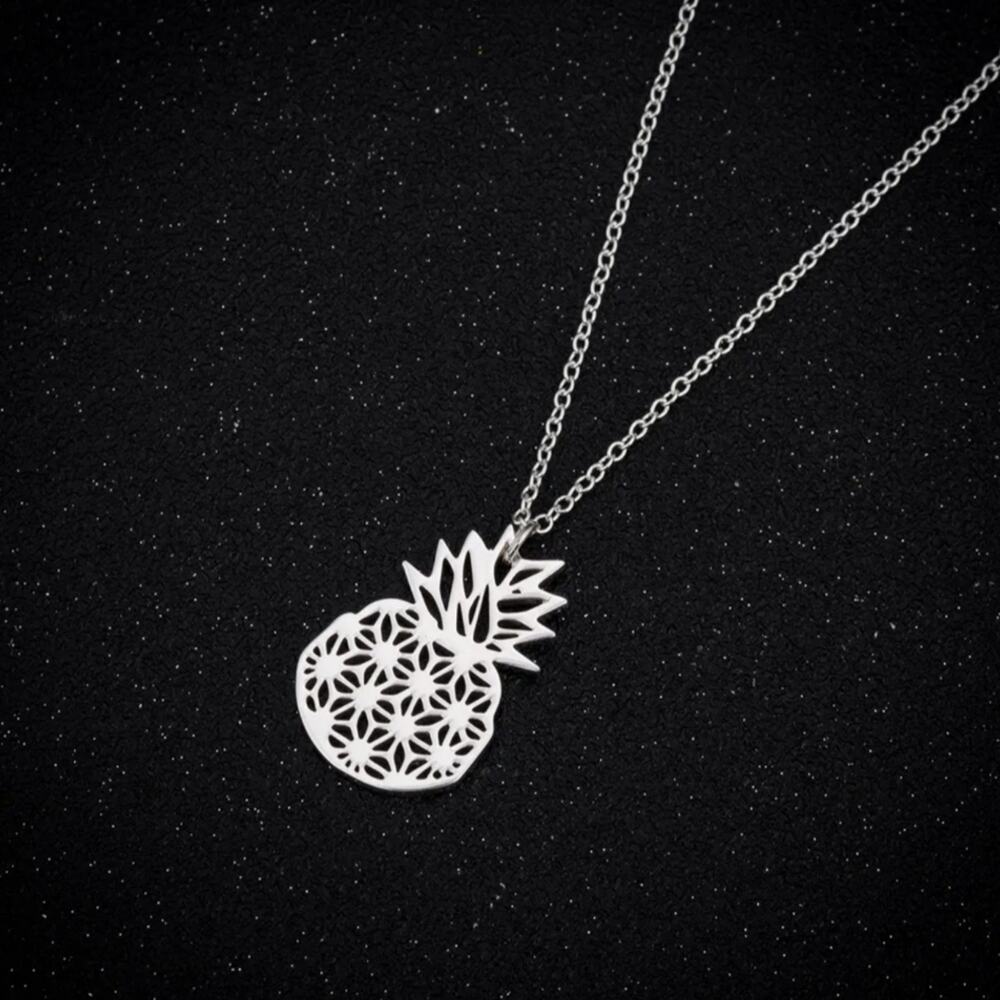 Pineapple Stainless Steel Necklace